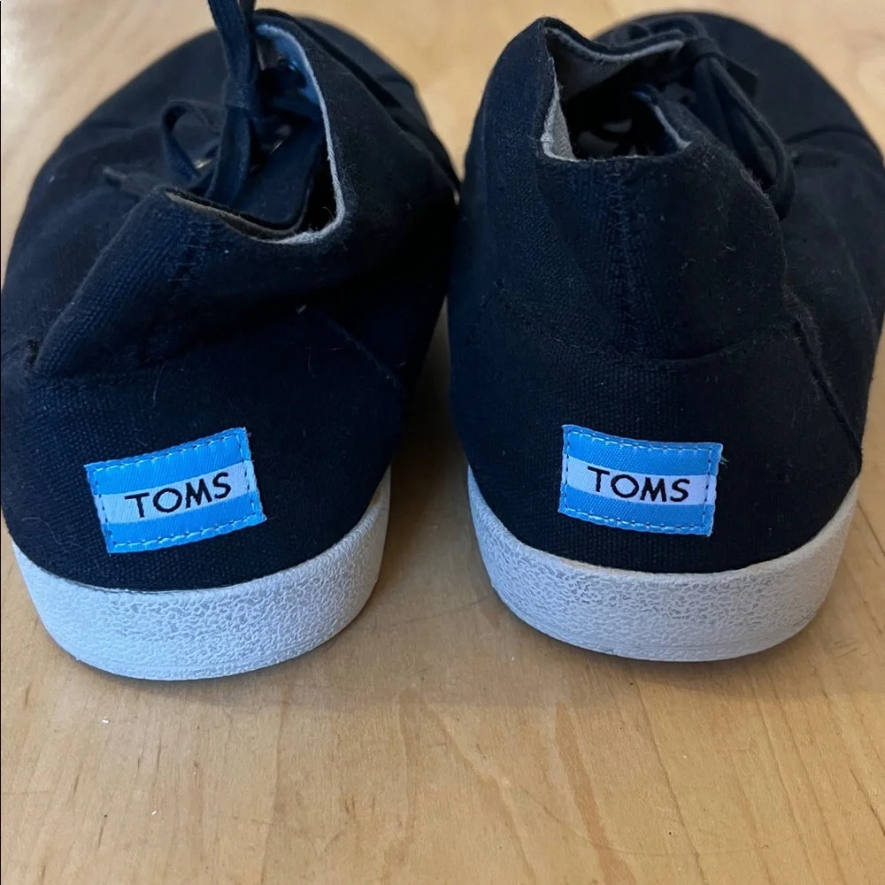 Toms Black Canvas Men's Shoes